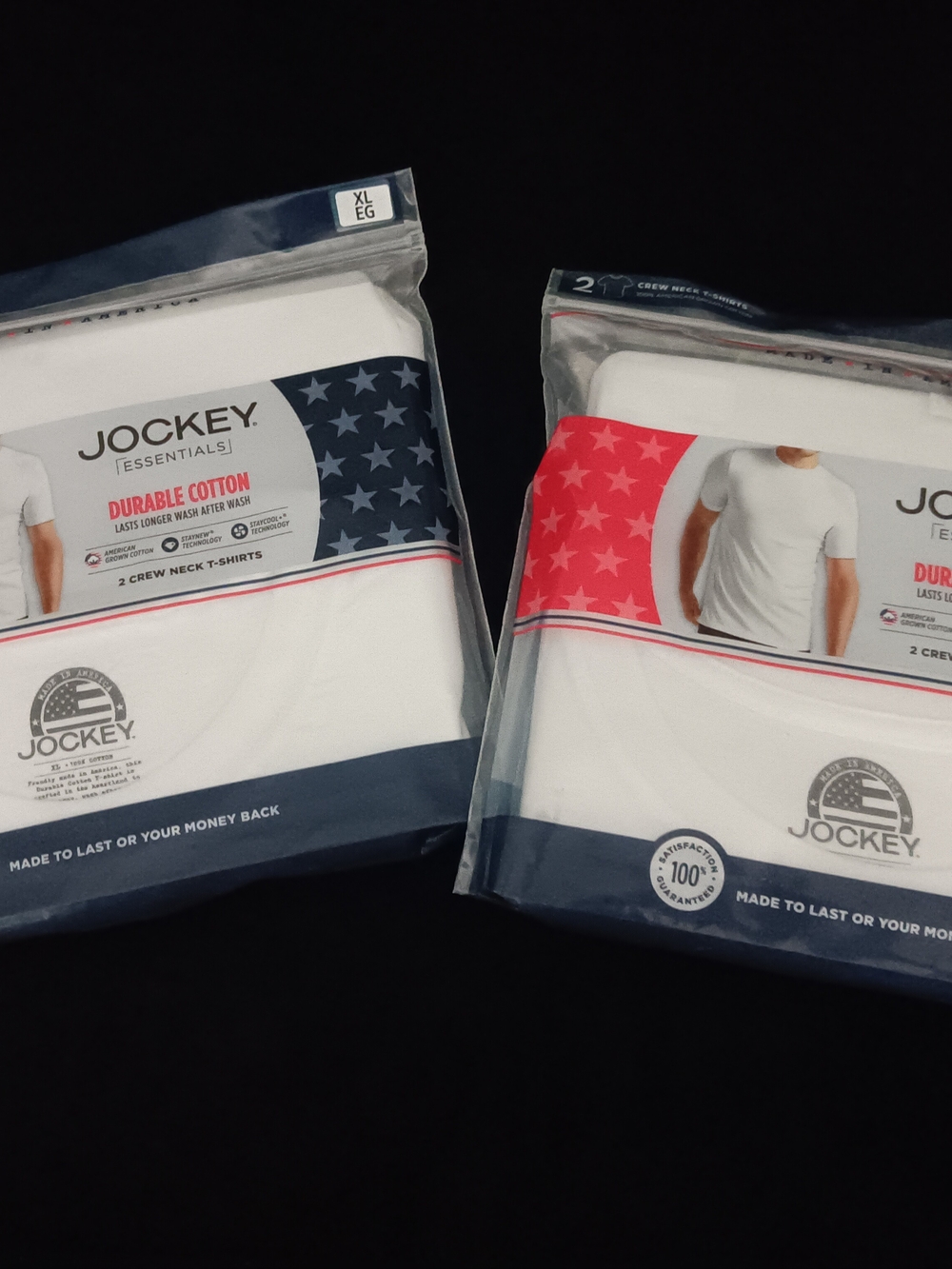 Jockey White Crew Neck T-Shirt 4 -Pack